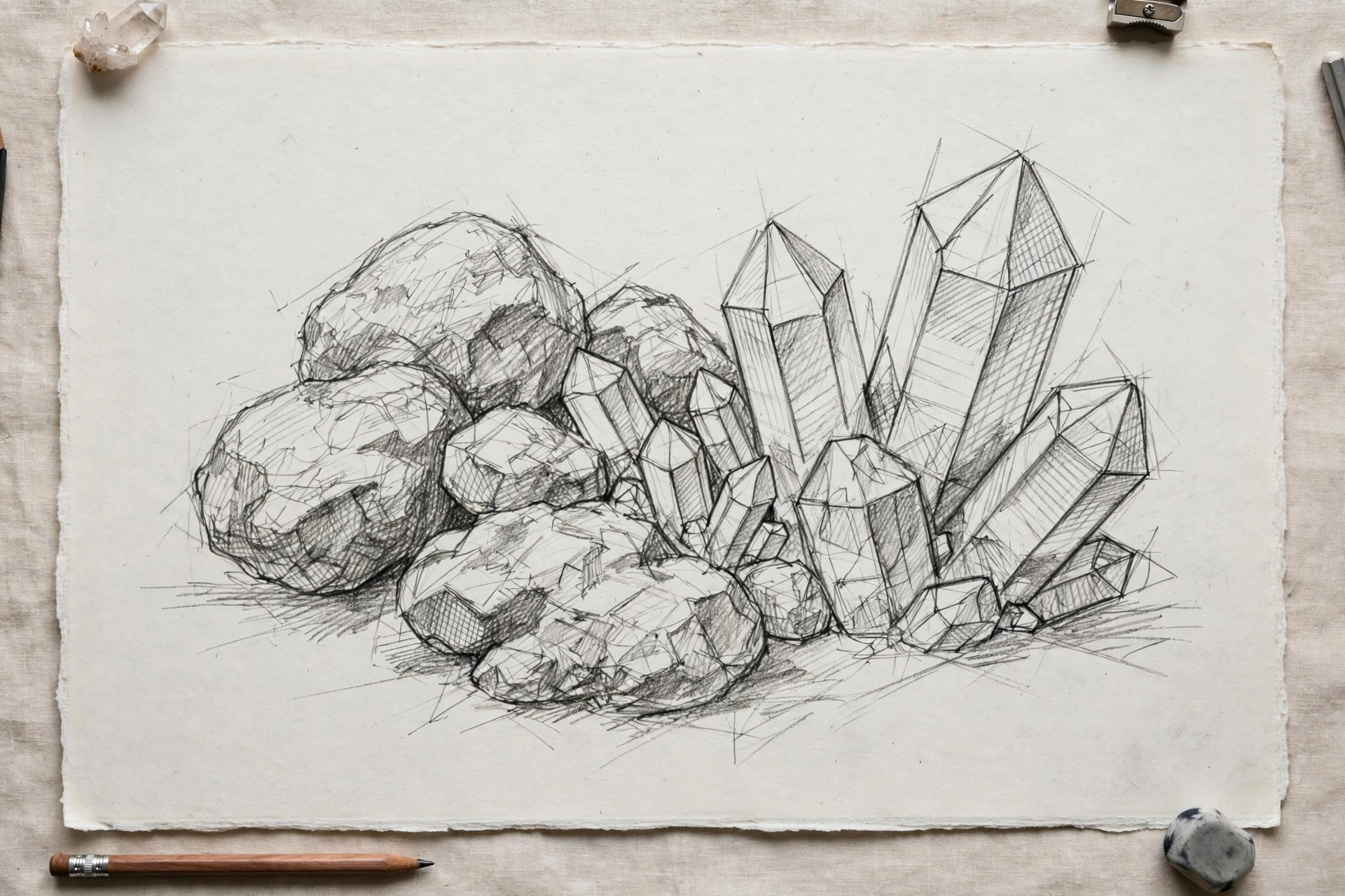 Rocks and crystals