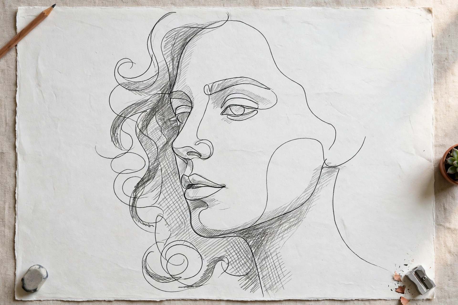 One-line drawing