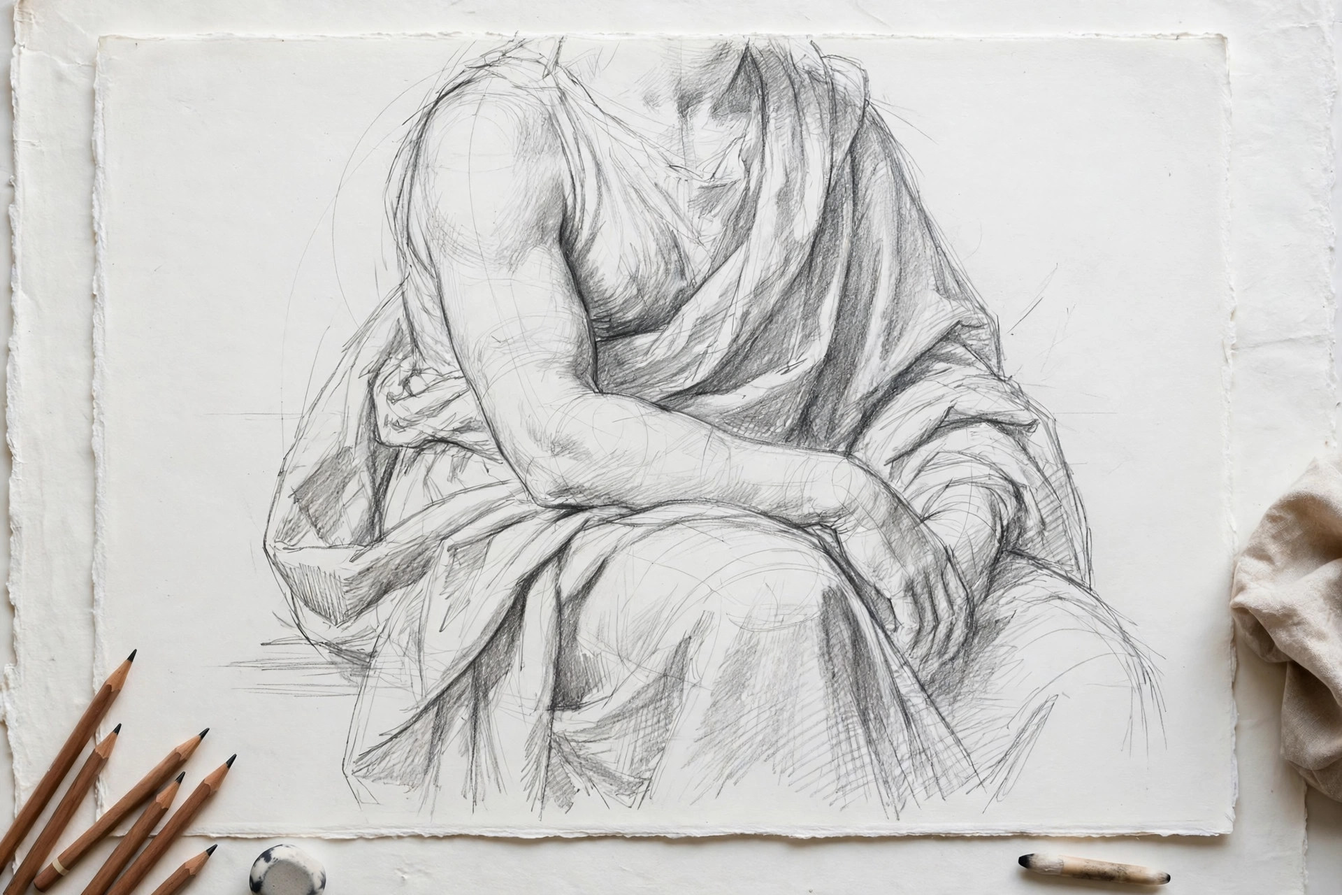 Copy a classic artist's sketch