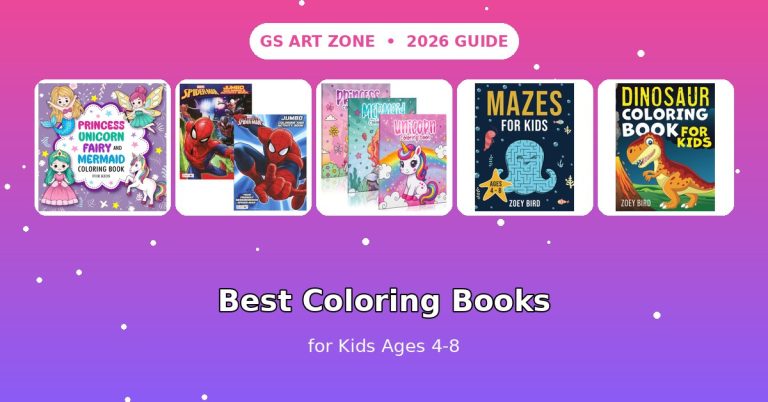 10 Best Coloring Books for Kids Ages 4-8 (2026 Guide)
