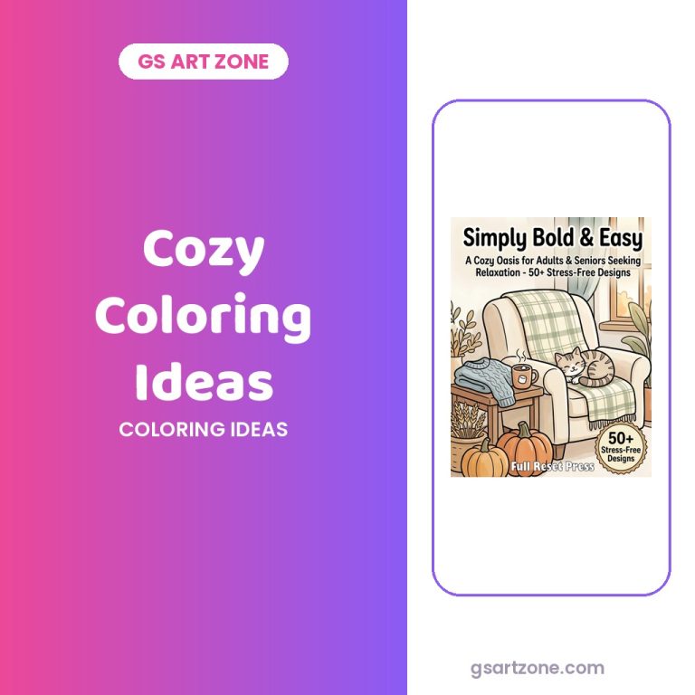 Cozy Coloring: 20 Cute Page Ideas and Tips for Relaxing Evenings