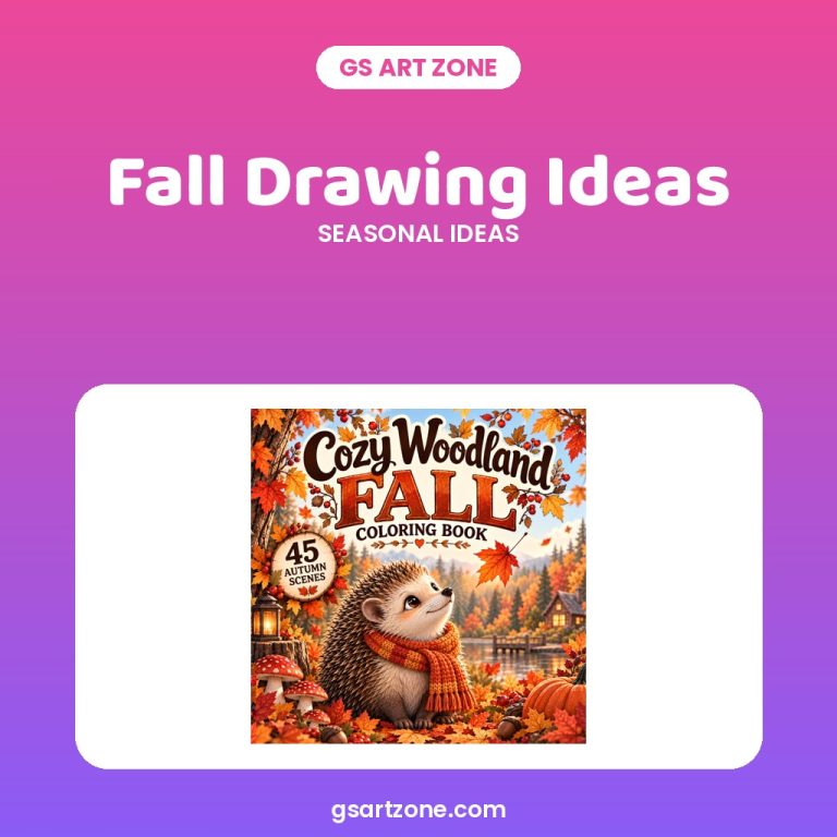 25 Cozy Fall Drawing Ideas: Autumn Sketches for Beginners