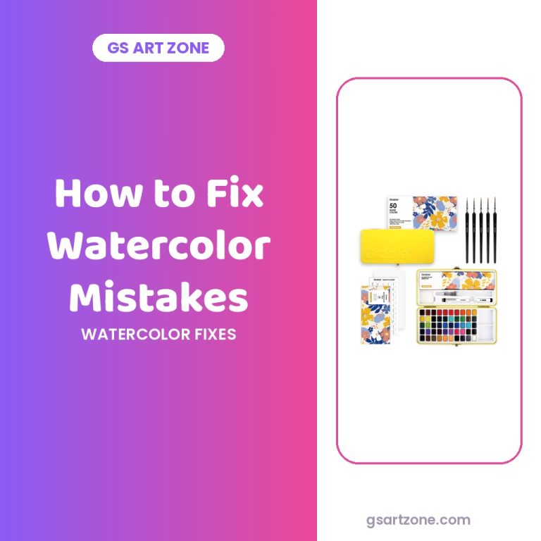 How to Fix Watercolor Mistakes Without Starting Over